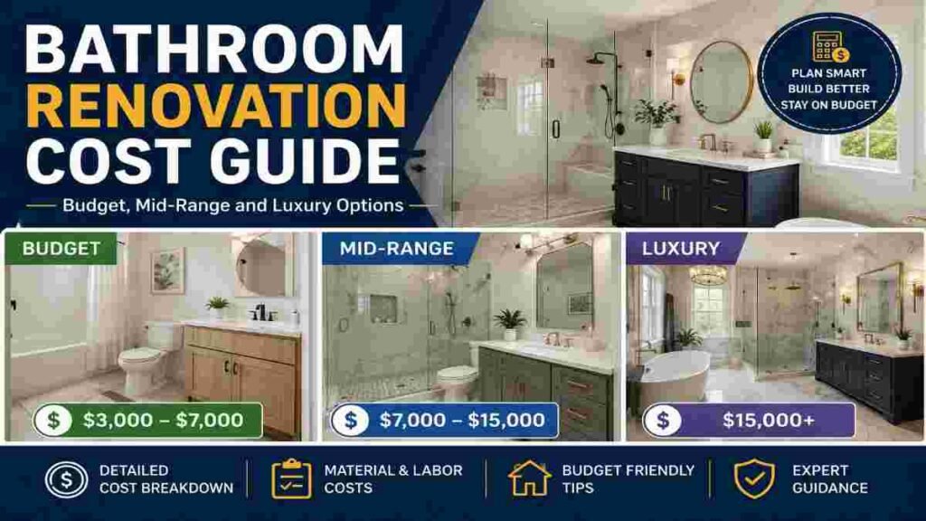Bathroom Renovation Cost Guide Budget