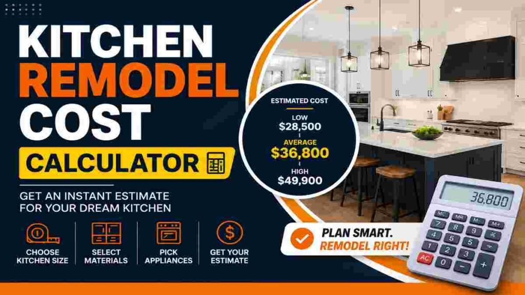 Kitchen Remodel Cost Calculator